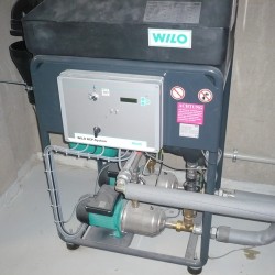 système de pompage d'eau de pluie