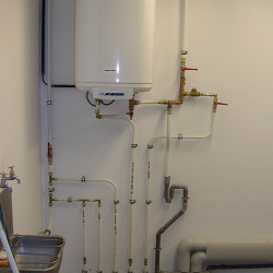 installation d'un boiler d'entreprise